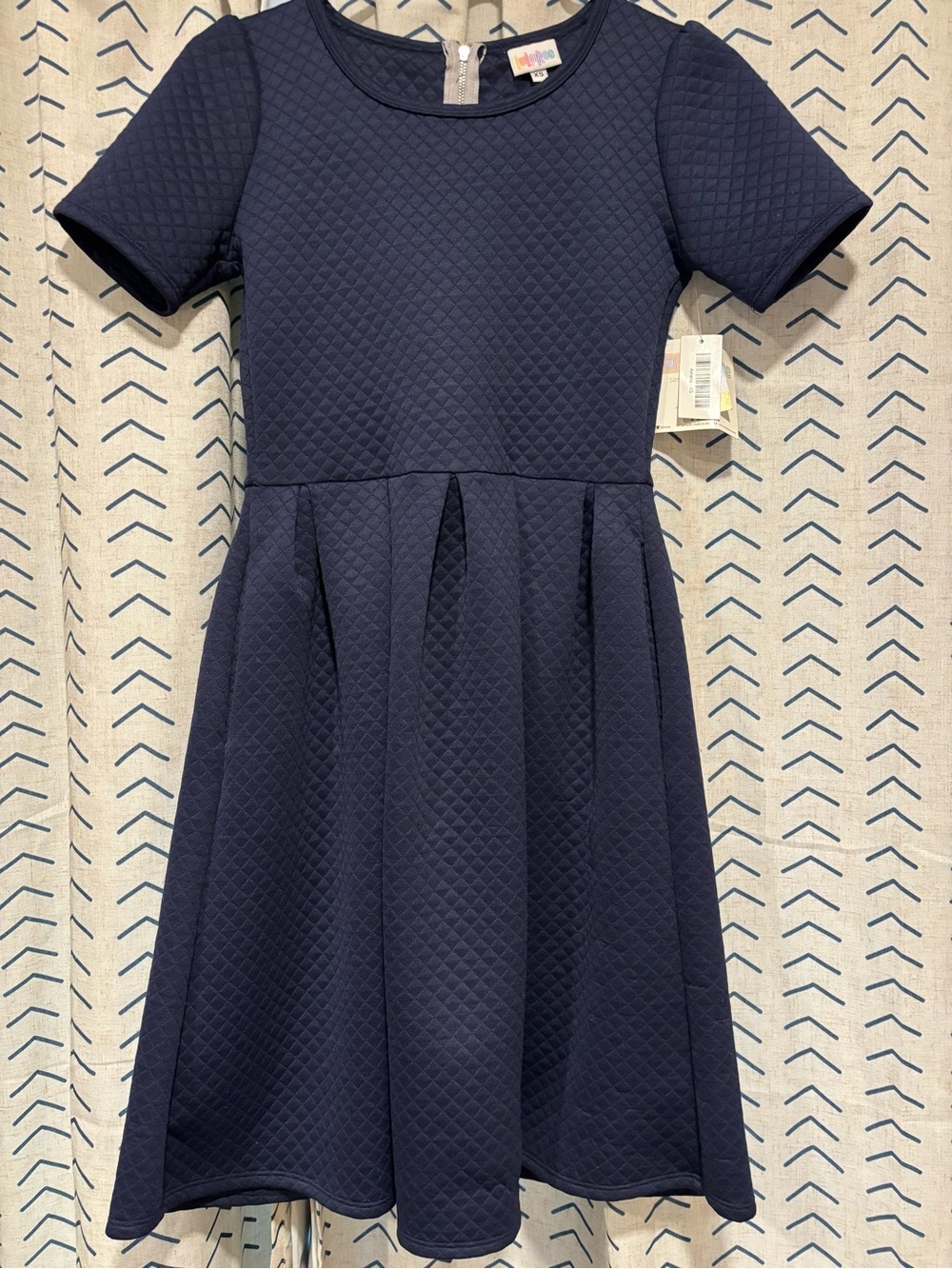 Lularoe NWT Navy Quilted  Dress